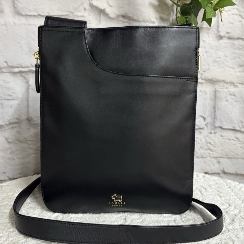 Radley Black Leather Crossbody Bag